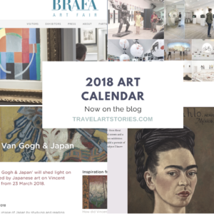 2018 Art events calendar