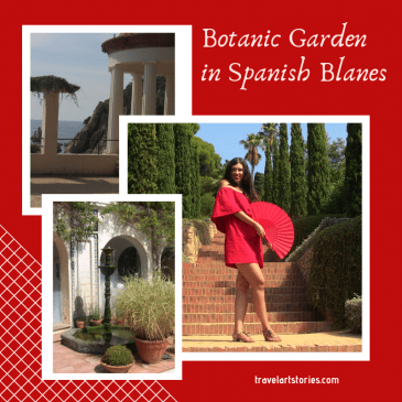 Botanic Garden in The Spanish City of Blanes