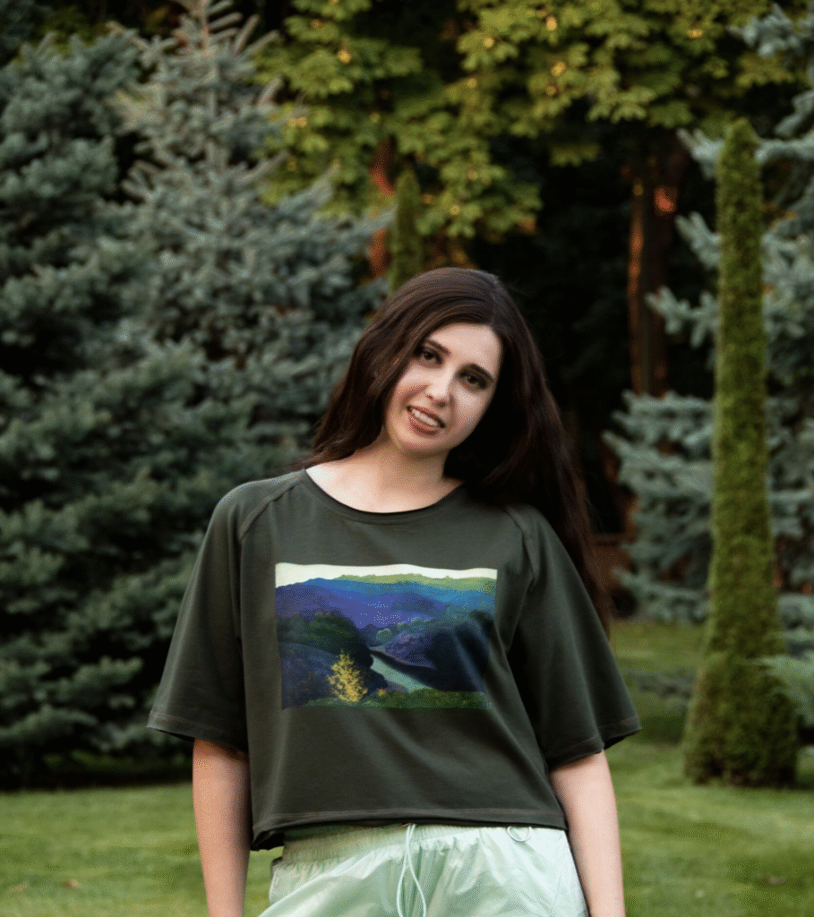 Khaki art t-shirt