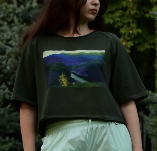 Khaki art t-shirt