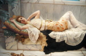 Sweet Idleness” or “Dolce Far Niente” in Art Paintings by John William Godward