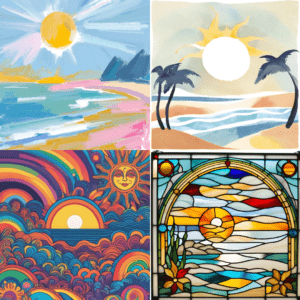 Art. AI-Generated Summer Art: How Does AI See Summer?