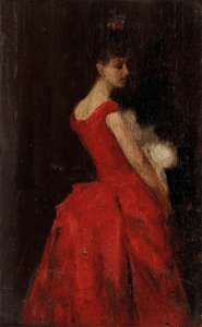 Tom Roberts' ‘La Favorita’ and Her Red Dress